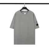 Cp Company T Shirts Men's Cotton Embroidered Casual Crew Neck