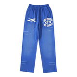 Mens trendy Hoodie & Pants Wash Water Make Old Hoodies Sweater Trousers