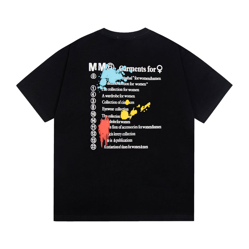 Maison Margiela T-Shirts Crew Neck Loose Short Sleeve T-Shirt
