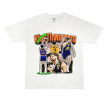 Film Star T Shirt Klaythompson Washed Distressed Printed American T-Shirt Retro Loose Short Sleeve