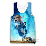 Heisenberg T Shirt 3d Digital Printing Breaking Bad Men Women Casual Vest