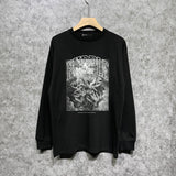 Purple Brand Long Sleeve T-Shirt Fashion Loose Long Sleeve Top