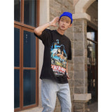 Film Star T Shirt Movie Tucker and Dale Vs Evil Pure Cotton Loose Short Sleeve American Retro T-shirt Men and Women