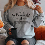 Salem Massachusetts Crewneck Halloween Sweatshirt Salem