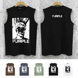 Purple Brand Tank T Shirts Sleeveless T-shirt Vest