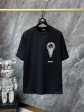 Chh Chrome Hearts T Shirts Sanskrit Casual Loose Short Sleeve T-Shirt