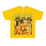Film Star T Shirt Movie Zombie Pure Cotton Short Sleeve Loose Design T-shirt Men