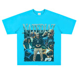 Film Star T Shirt Speed and Passion Pure Cotton Short Sleeve Loose T-shirt Men