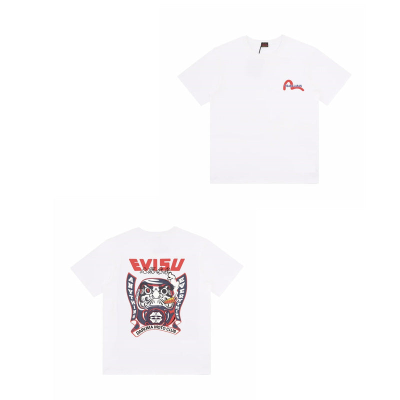 Evisu T Shirts Loose Versatile Casual T-Shirts