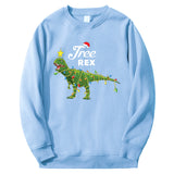 Dinosaur Christmas Hoodies e Rex Merry Xmas Round