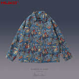 MIJKO Mens Jacket Embroidered Mainstream Fashion Jacket Windbreaker