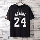 Basketball Sports T Shirt Nba Basketball Cotton Short-Sleeved T-Shirt Male Student Sports Kobe James Owen Curry
