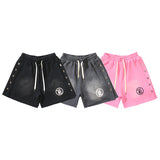 Men Shorts Wash Black Old Casual Shorts Hot Pants