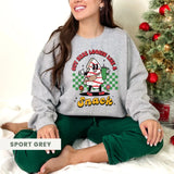 Funny Christmas Sweatshirt Out Here Looking Like A Snack