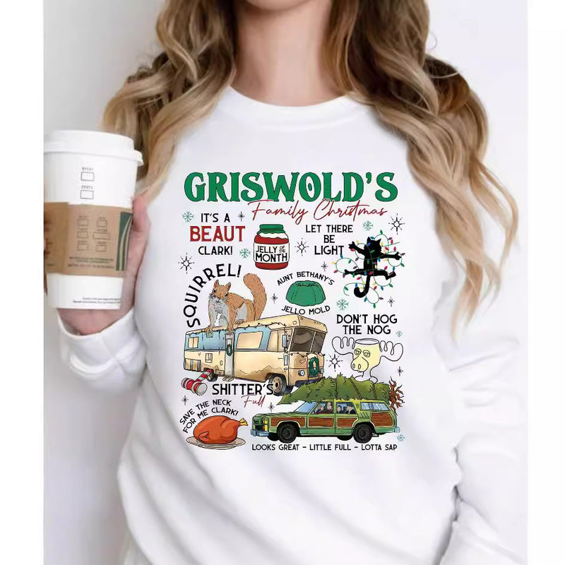 Crew Neck Short Sleeve T-Shirt Women's Summer Print ins