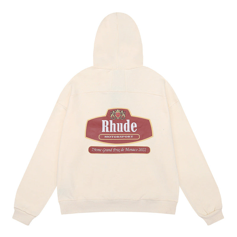 Rhude Hoodie Cotton Hoodie Sweater for Men and Women