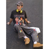 Basket Ball Star T Shirt Luka Donchevie Short Sleeve Printed Cotton T-shirt Retro Loose