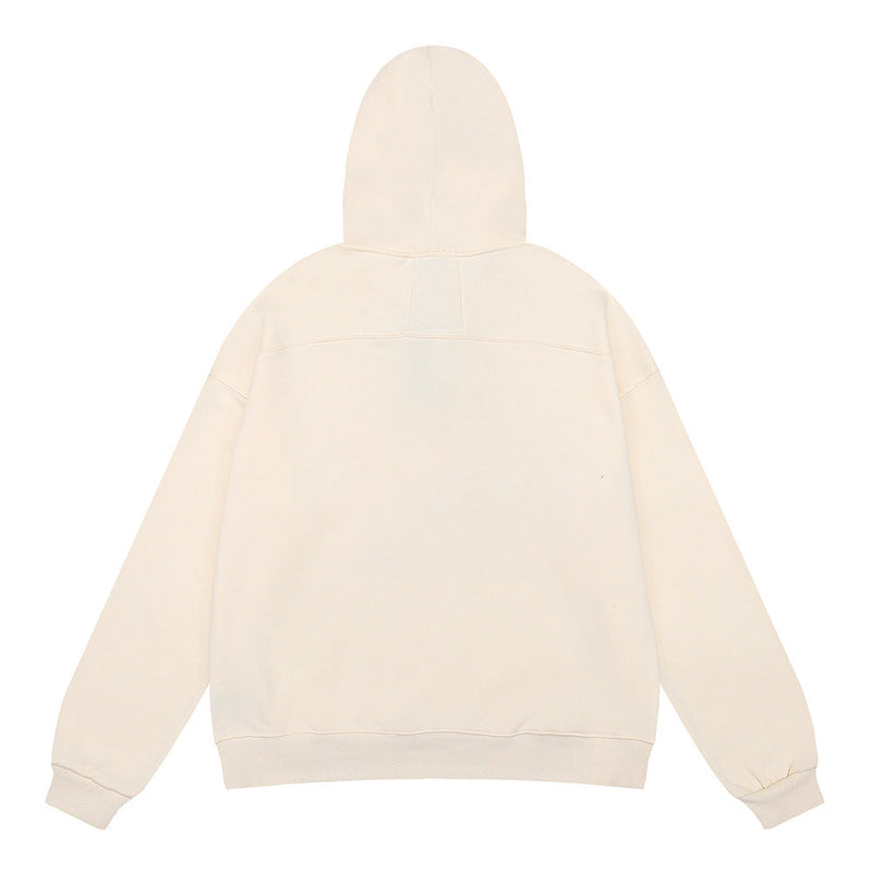 Rhude Hoodie Leopard Printed Cotton Men and Women Couple Hooded Sweater