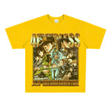 Film Star T Shirt Short Sleeve Loose Retro American Style Trend Cotton T-shirt