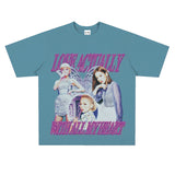 Film Star T Shirt Loose Retro Street T-shirt Men and Women Same Style