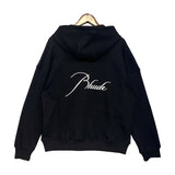Rhude Hoodie Autumn Cardigan Coat Embroidered Hoodie