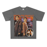 Film Star T Shirt Movie the Killer Derivative Short Sleeves Retro American Street T-shirt Men and Women