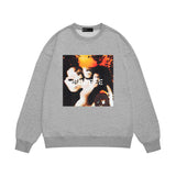 Purple Brand Sweatshirt Loose Crew Neck Sweater