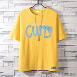 Basketball Sports T Shirt Curry Champion Pure Cotton Loose Short Sleeve T-Shirt Male Student Handsome Casual