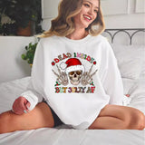 Colored Dead Inside But Jolly AF Christmas Saweatshirt