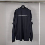 Mens T-shirts Paris Long Sleeve T-Shirt Loose