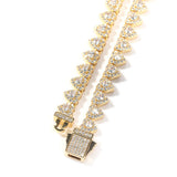 Chains Diamond Necklace Love Full Diamond Necklace ins St. Valentine's Spectrum