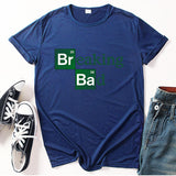 Heisenberg T Shirt Breaking Bad Printed round Neck Men's and Women's Short Sleeve T-shirt
