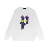 Purple Brand Long Sleeve T-Shirt Fashion Loose Long Sleeve Top