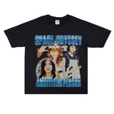 Film Star T Shirt Loose Heavy Retro Street T-shirt Men and Women
