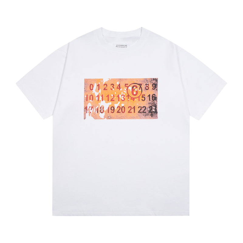 Maison Margiela T-Shirts Crew Neck Loose Short Sleeve T-Shirt