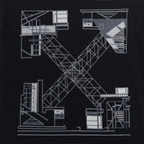 Ow T Shirts Back Stepped Appearance Arrow for Men and Women