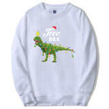 Dinosaur Christmas Hoodies e Rex Merry Xmas Round