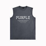 Purple Brand Tank T Shirts Sleeveless T-shirt Vest