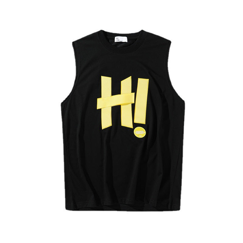 Nasa T Shirt Sleeveless Men'S T-Shirt Summer Boys Ruoshuai Loose Sports