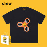 Drew T Shirts Cotton Short Sleeve Loose Men's Short Sleeve