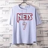 Basketball Sports T Shirt Summer Loose Short Sleeves T-Shirt Men'S Basketball Nets Owen Durant