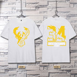 Basketball Sports T Shirt Nba Basketball Clothes Warriors Lakers Short Sleeve T-Shirt Men'S Loose