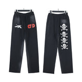 Mens trendy Hoodie & Pants Wash Water Make Old Hoodies Sweater Trousers