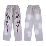 Mens trendy Hoodie & Pants Wash Water Make Old Hoodies Sweater Trousers
