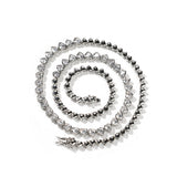 Chains Love Necklace Women's 4mm Diamond Light Luxury Clavicle Neck Chain Spectrum