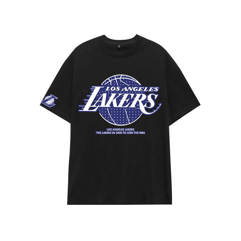 Basketball Sports T Shirt Nba Basketball Short Sleeve T-Shirt Men'S Loose Student Casual James 23