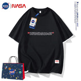 Nasa T Shirt Short-Sleeved T-Shirt Male And Female Trendy Summer Loose Top
