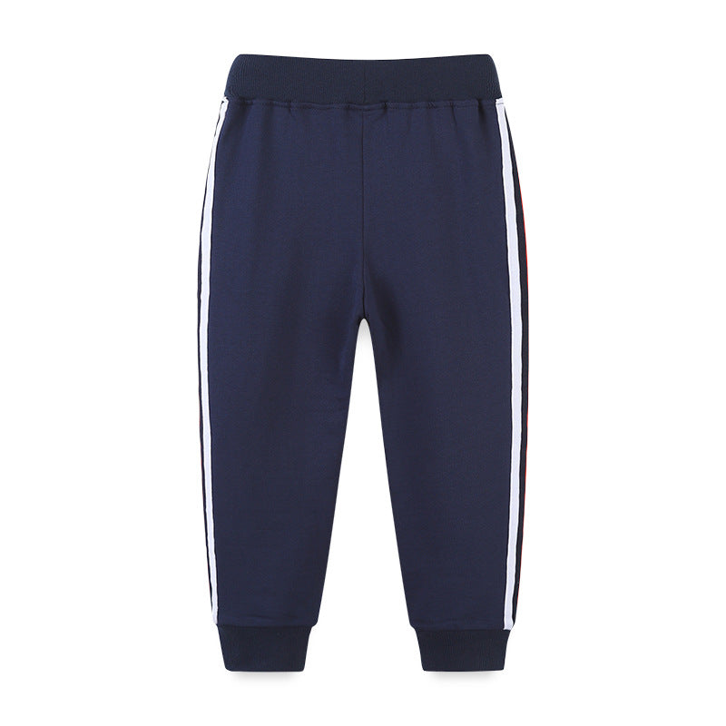 Boy Pants Children Pants Autumn Boy Sports Pants Solid Color Children's Trousers