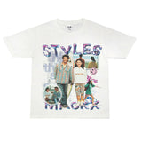 Film Star T Shirt Loose Heavy Crew Neck Street T-shirt