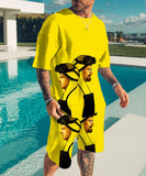Heisenberg T Shirt T-Shirt Short Sleeve Suit 3d Deadly Poison Artist Printed Casual Sports